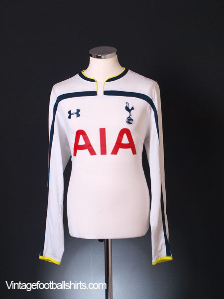 2014-15 Tottenham Home Shirt L/S L Football Shirt