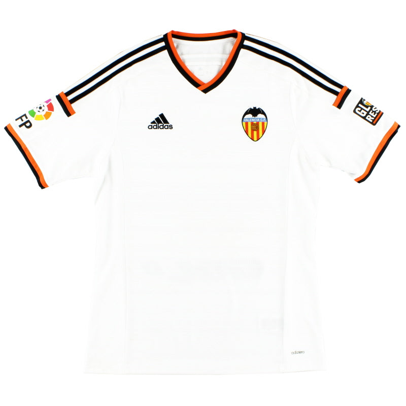 2014-15 Valencia Adizero Home Shirt L Football Shirt