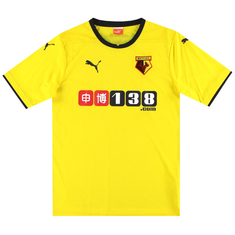 2014-15 Watford Puma Home Shirt M Football Shirt