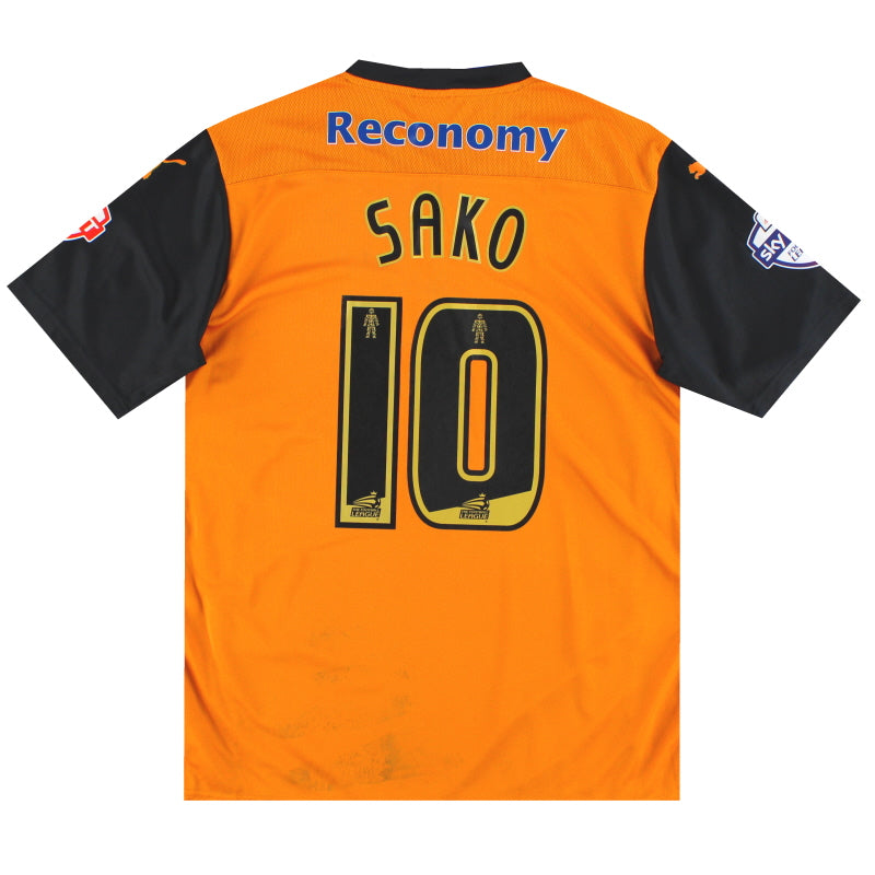 2014-15 Wolves Puma Match Issue Home Shirt Sako #10 L Football Shirt