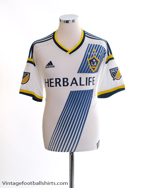 2015-16 LA Galaxy Home Shirt L Football Shirt