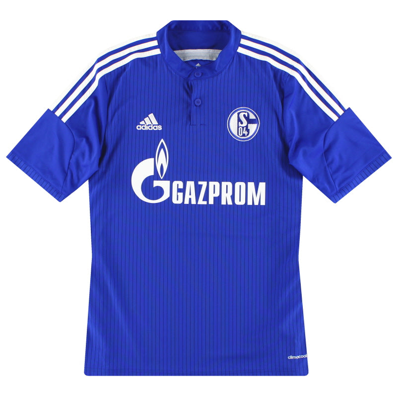 2014-16 Schalke adidas Home Shirt M Football Shirt