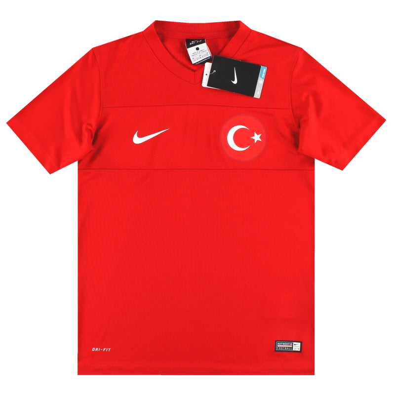 2014-16 Turkey Nike Basic Home Shirt *w/tags* M.Boys Football Shirt