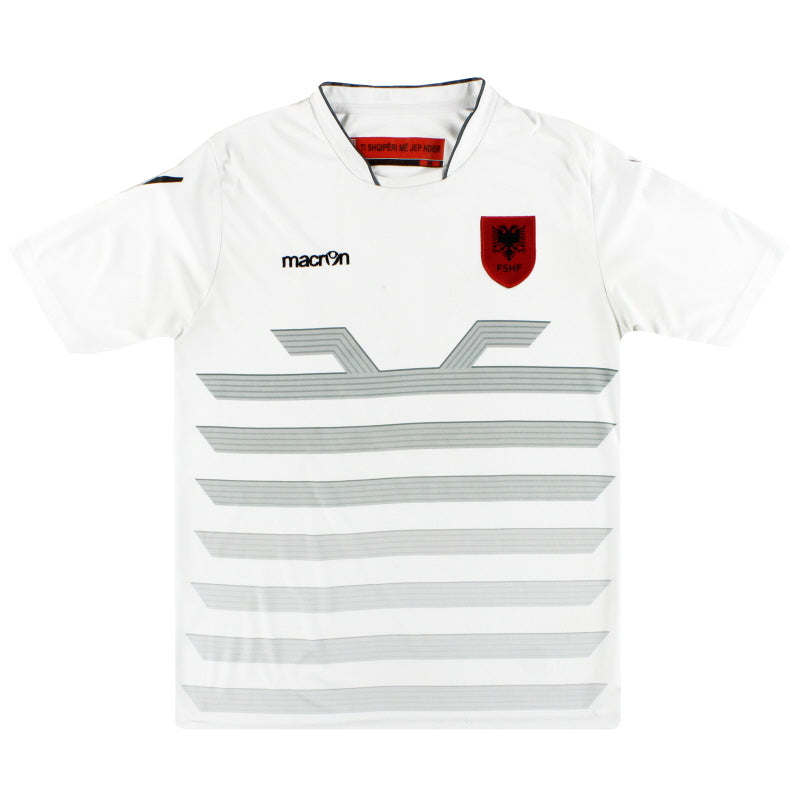 2015-16 Albania Macron Away Shirt M Football Shirt