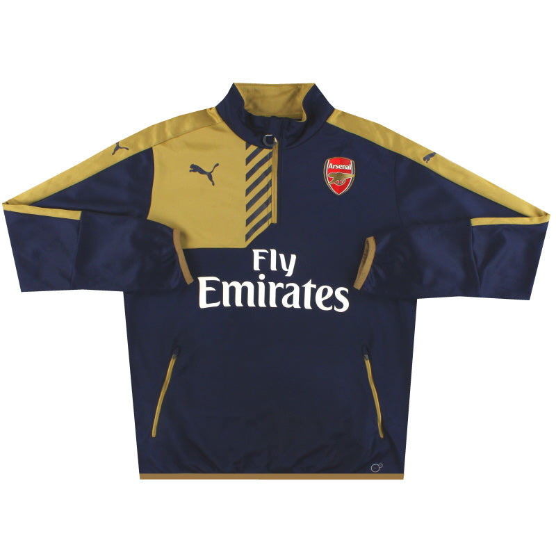 2015-16 Arsenal Puma 1/4 Zip Training Top XL Football Shirt