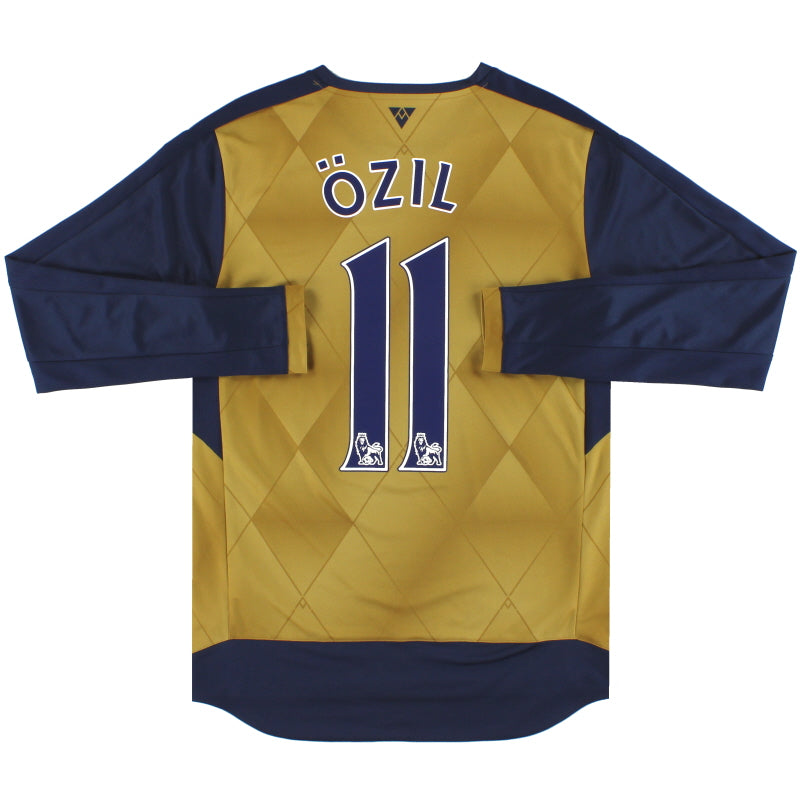 2015-16 Arsenal Puma Away Shirt Ozil #11 L/S S Football Shirt