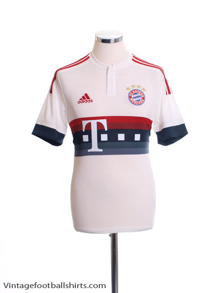 2015-16 Bayern Munich Away Shirt *Mint* S Football Shirt