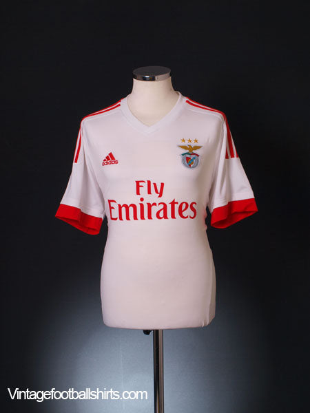 2015-16 Benfica Away Shirt *Mint* L Football Shirt