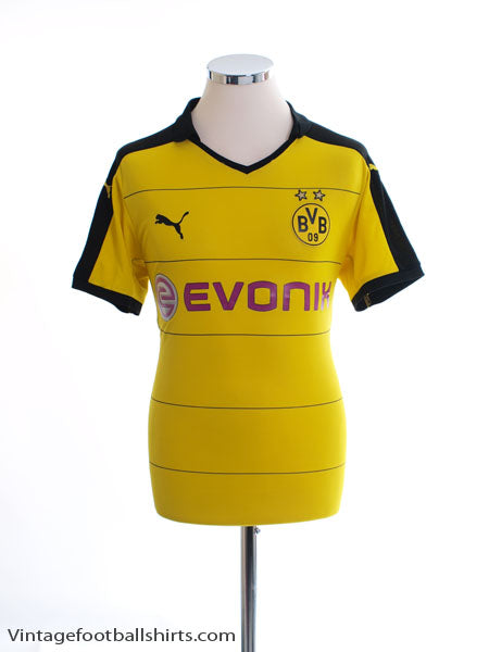2015-16 Borussia Dortmund Home Shirt M Football Shirt