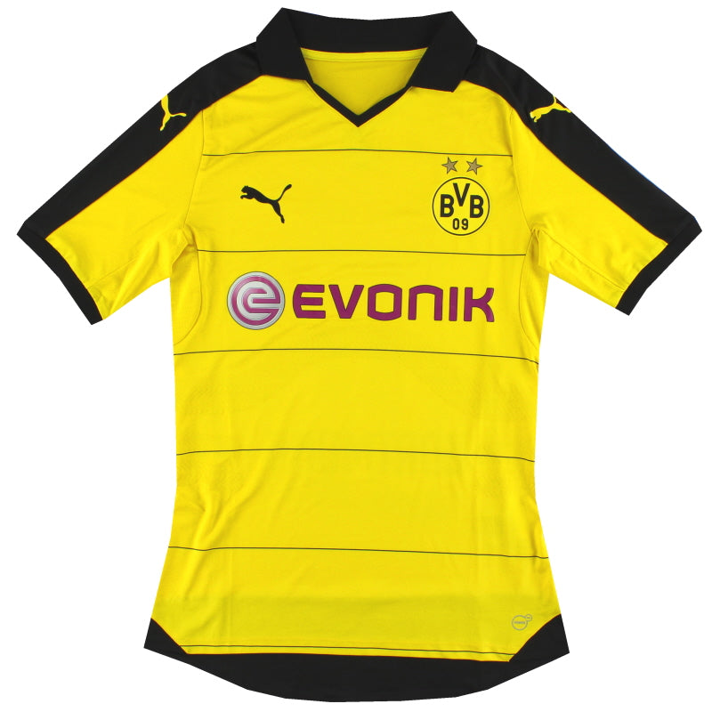2015-16 Borussia Dortmund Puma Player Issue Home Shirt XL Football Shirt