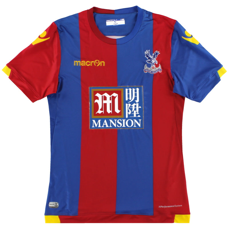2015-16 Crystal Palace Macron Home Shirt L Football Shirt