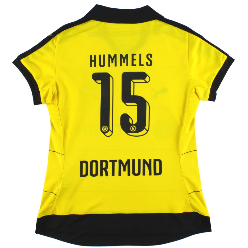 2015-16 Dortmund Puma Home Shirt Hummels #15 Women's 12 Football Shirt