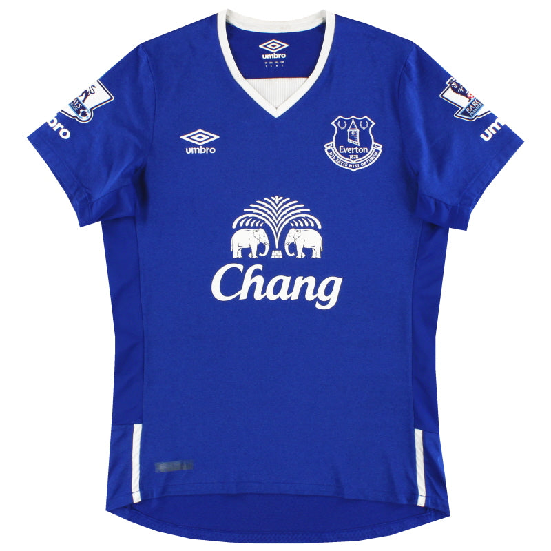 2015-16 Everton Umbro Home Shirt M Football Shirt