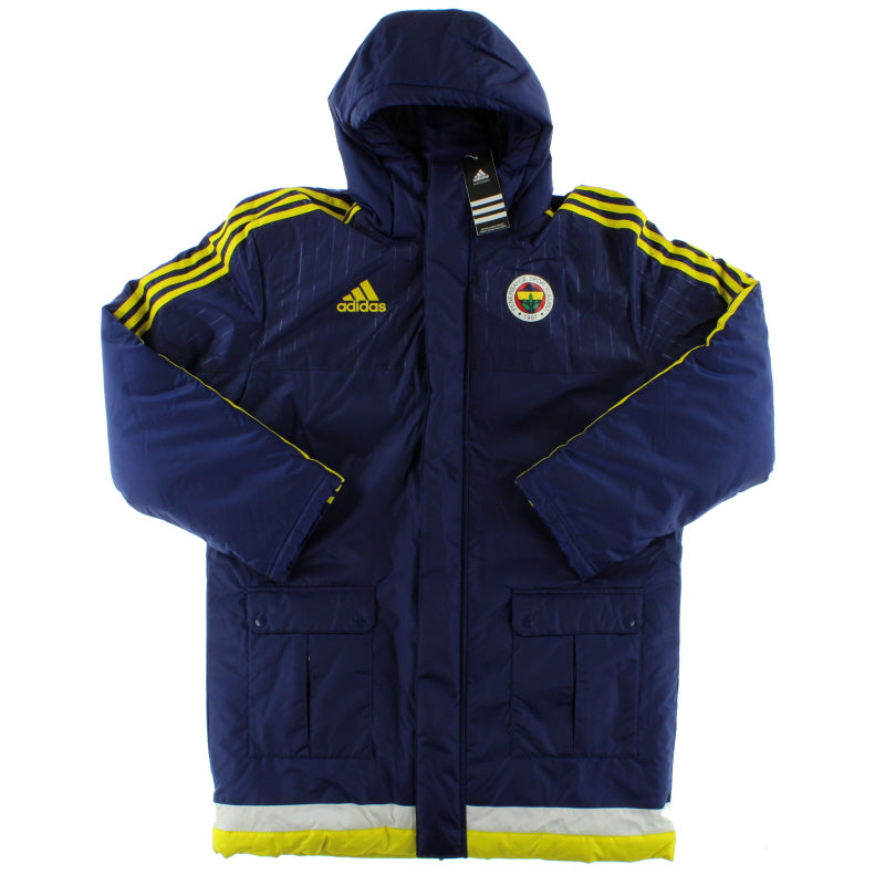 2015-16 Fenerbahce Player Issue adidas Padded Bench Coat *BNIB* Jacket