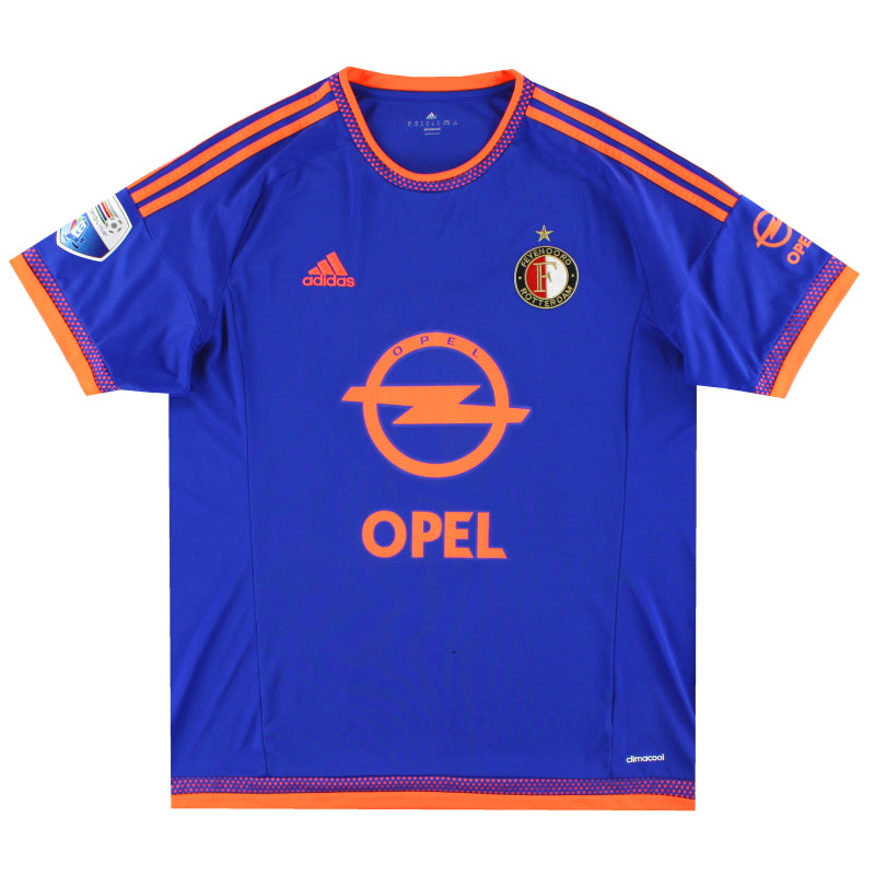 2015-16 Feyenoord adidas Away Shirt XL Football Shirt