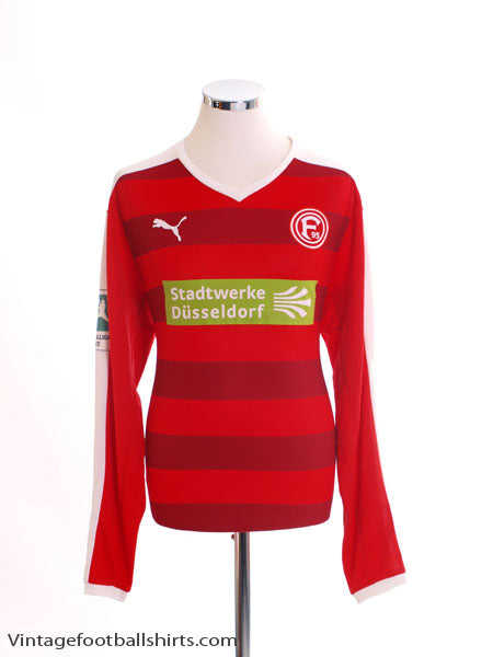 2015-16 Fortuna Dusseldorf II Home Shirt #9 L/S L Football Shirt