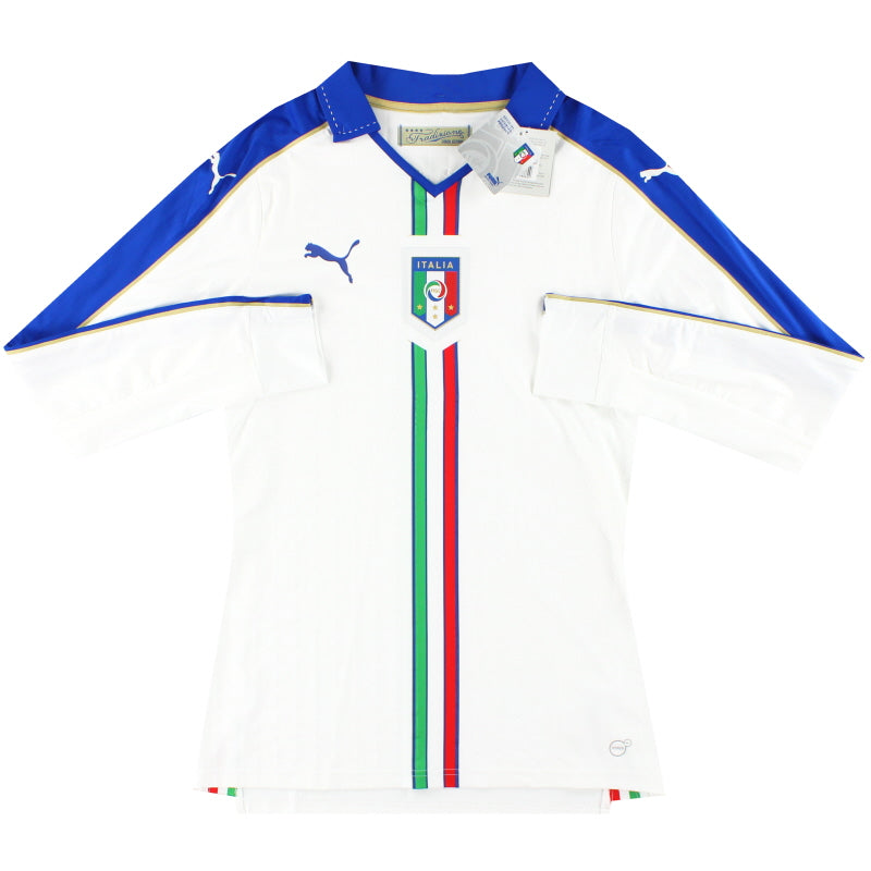 2015-16 Italy Player Issue Away Shirt *w/tags* L/S L Football Shirt