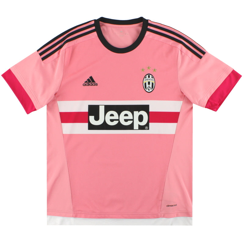 2015-16 Juventus adidas Away Shirt *Mint* L Football Shirt