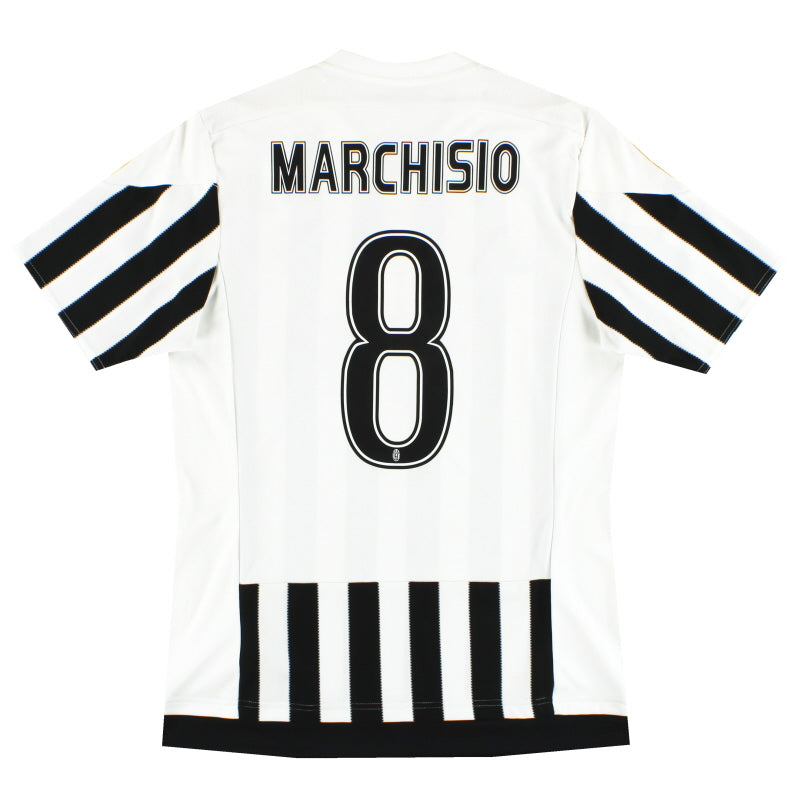 2015-16 Juventus adidas Home Shirt Marchisio #8 *w/tags* M Football Shirt