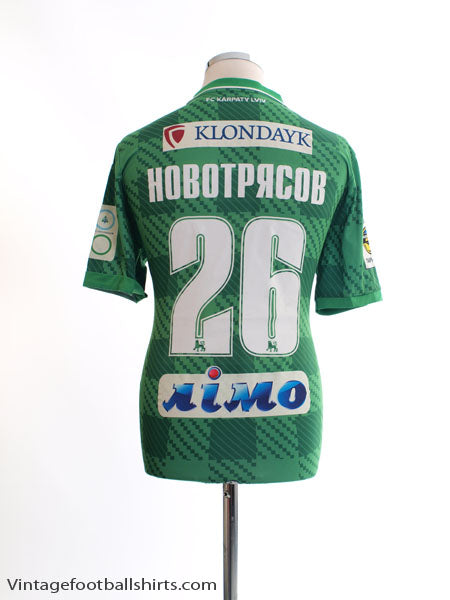 2015-16 Karpaty Lviv Match Issue Away Shirt ÐовотрÑÑов #26 M Football Shirt