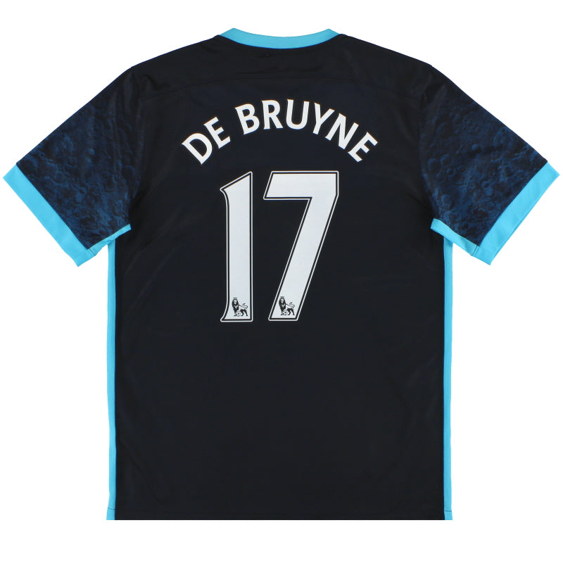 2015-16 Manchester City Nike Away Shirt De Bruyne #17 M Football Shirt
