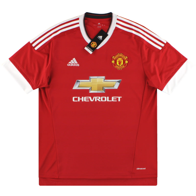 2015-16 Manchester United adidas Home Shirt *BNIB* Football Shirt