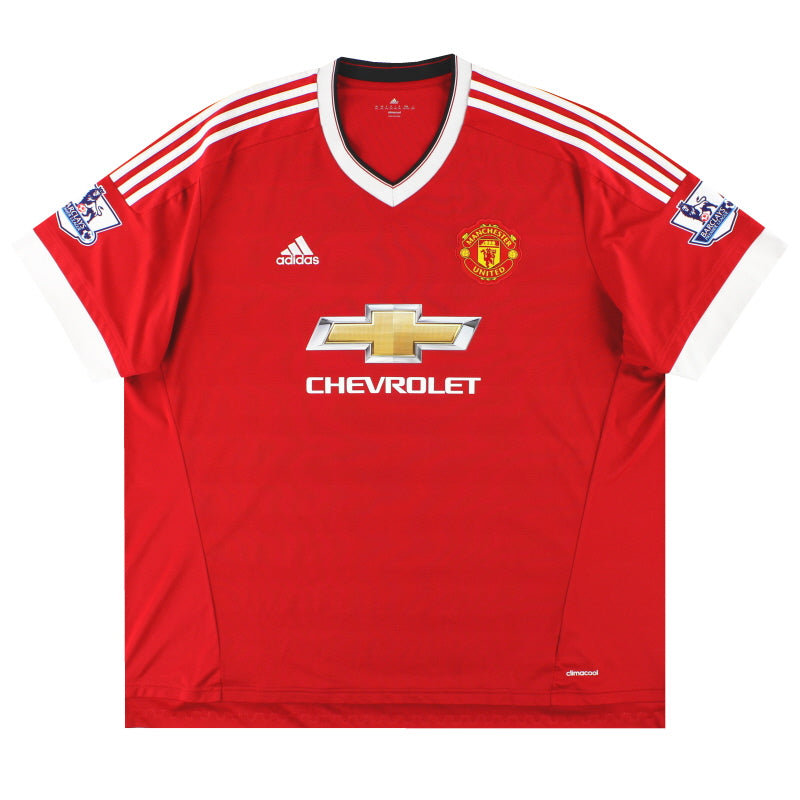 2015-16 Manchester United adidas Home Shirt XXXL Football Shirt