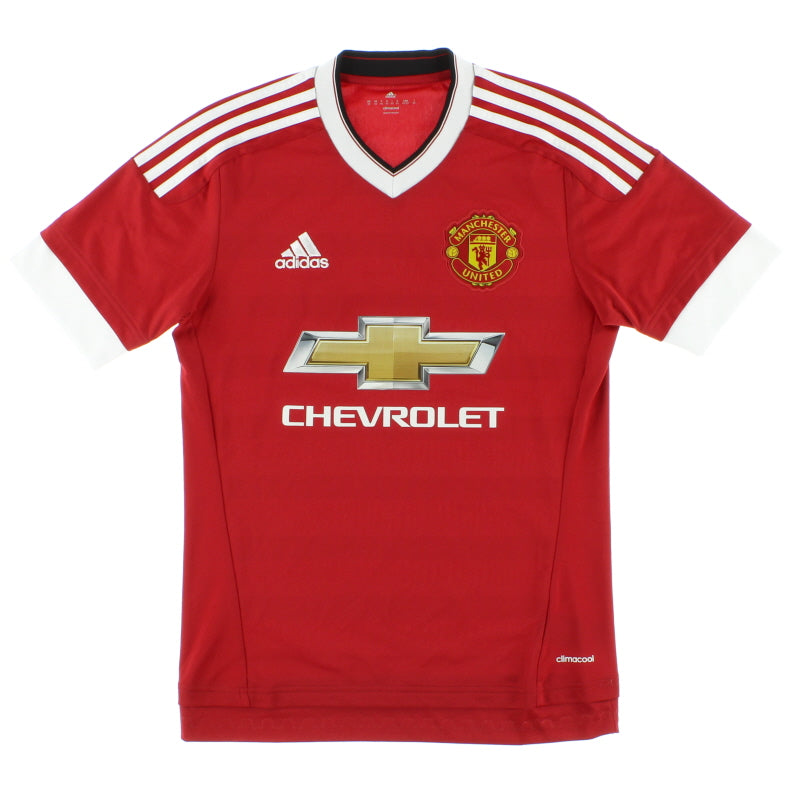 2015-16 Manchester United Home Shirt *Mint* L Football Shirt