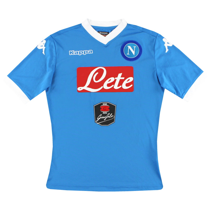 2015-16 Napoli Kombat Basic Home Shirt M Football Shirt