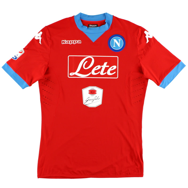 2015-16 Napoli Kombat Third Shirt *Mint* XXL Football Shirt