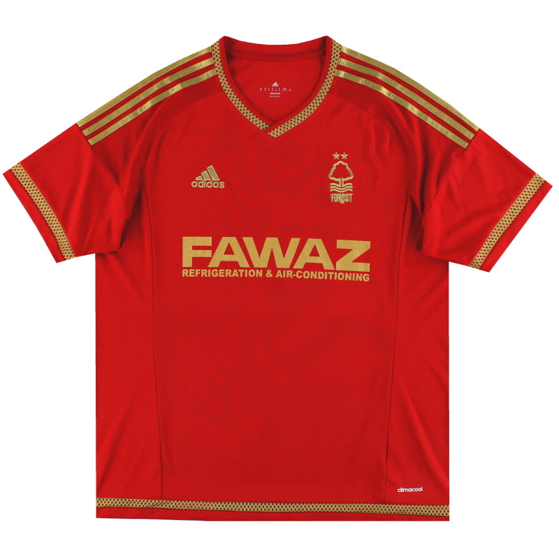 2015-16 Nottingham Forest adidas Home Shirt XL Football Shirt