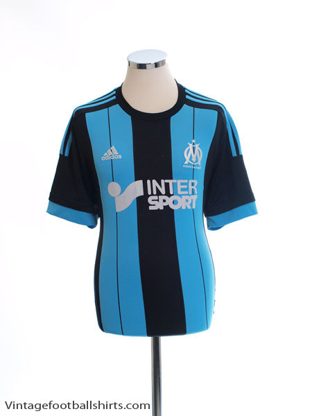2015-16 Olympique Marseille Away Shirt L Football Shirt