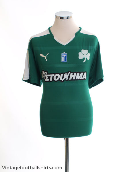 2015-16 Panathinaikos Home Shirt *Mint* XL Football Shirt