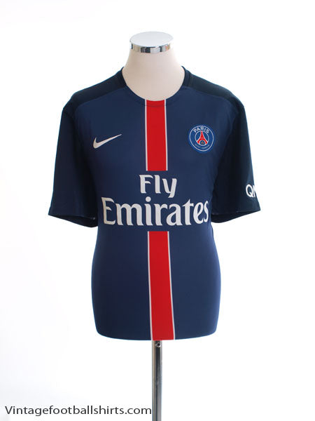 2015-16 Paris Saint-Germain Home Shirt *Mint* XL Football Shirt