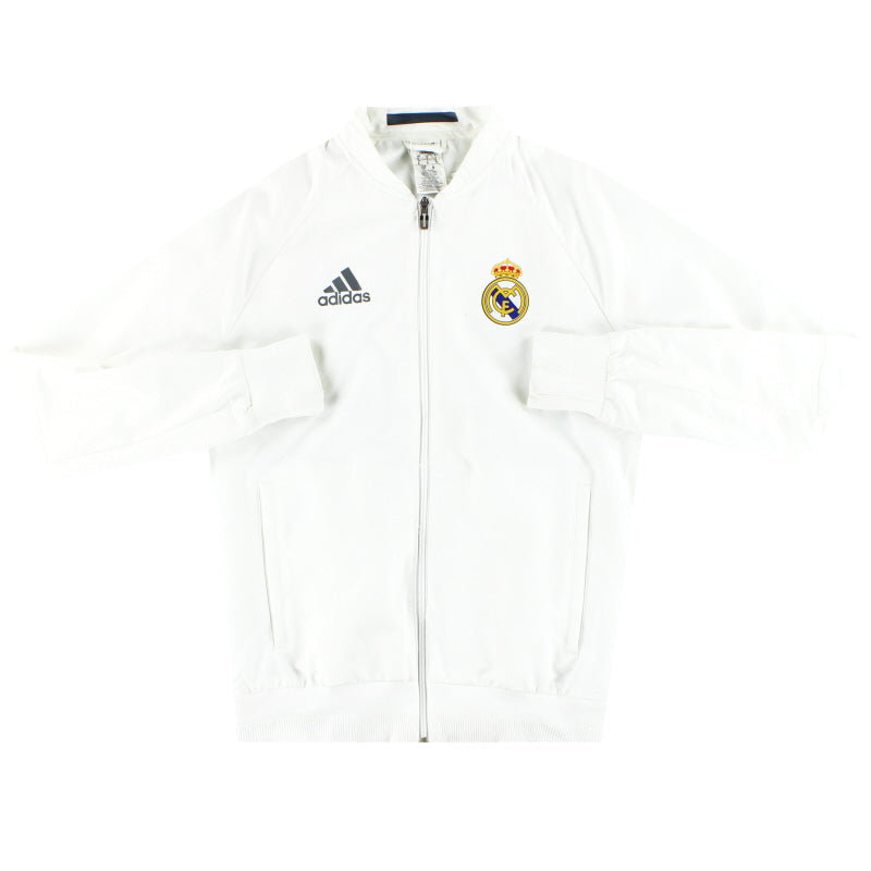 2015-16 Real Madrid adidas Anthem Jacket S Jacket