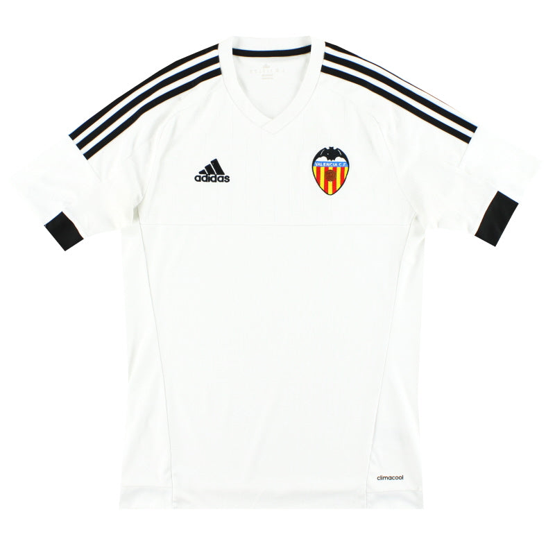 2015-16 Valencia adidas Home Shirt S Football Shirt