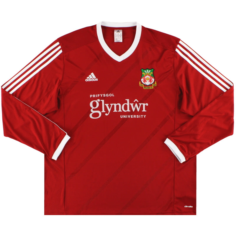 2015-16 Wrexham adidas Home Shirt L/S XXL Football Shirt
