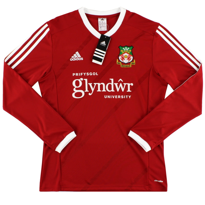 2015-16 Wrexham adidas Home Shirt *w/tags* L/S M Football Shirt