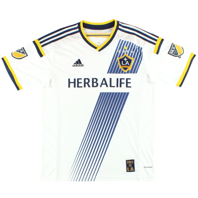 2015 LA Galaxy adidas Home Shirt L Football Shirt