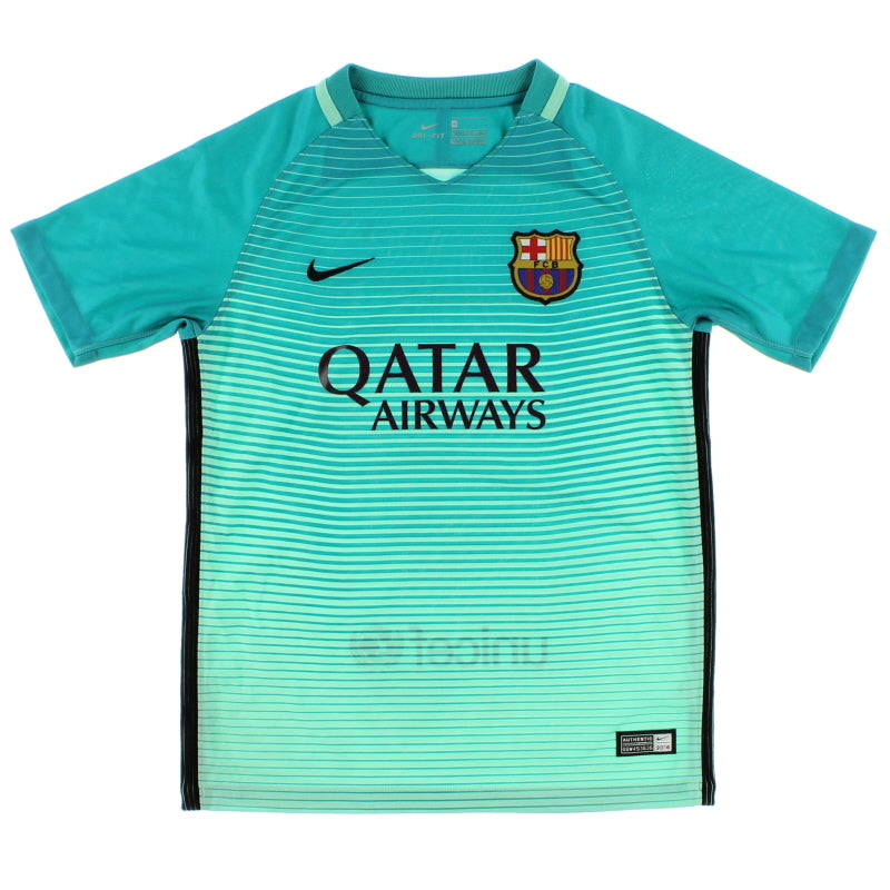 2016-17 Barcelona Third Shirt M.Boys Football Shirt