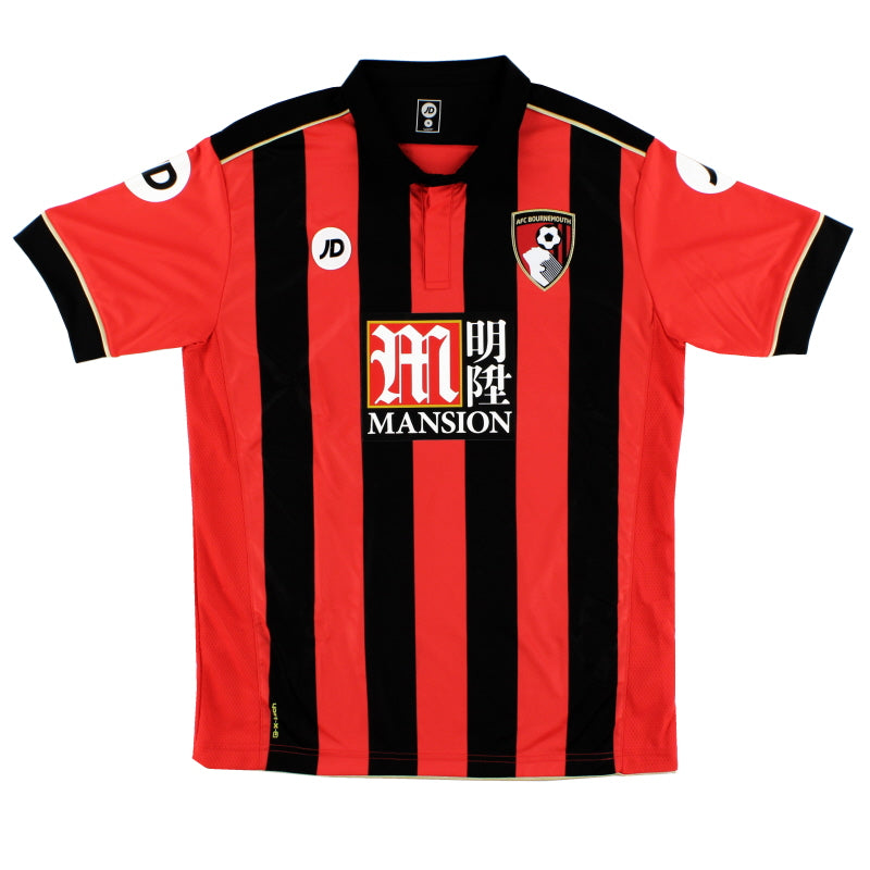 2016-17 Bournemouth JD Sports Home Shirt M Football Shirt