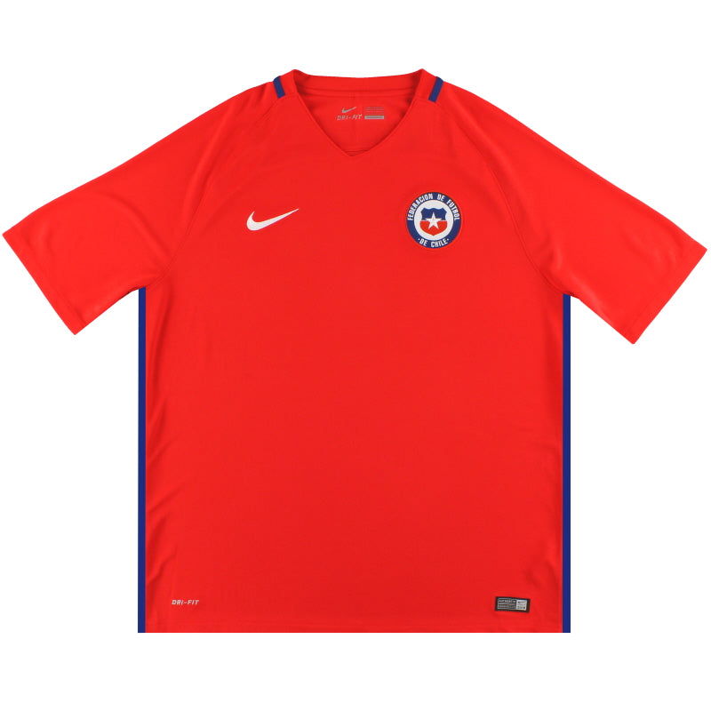 2016-17 Chile Nike Home Shirt *Mint* XL Football Shirt