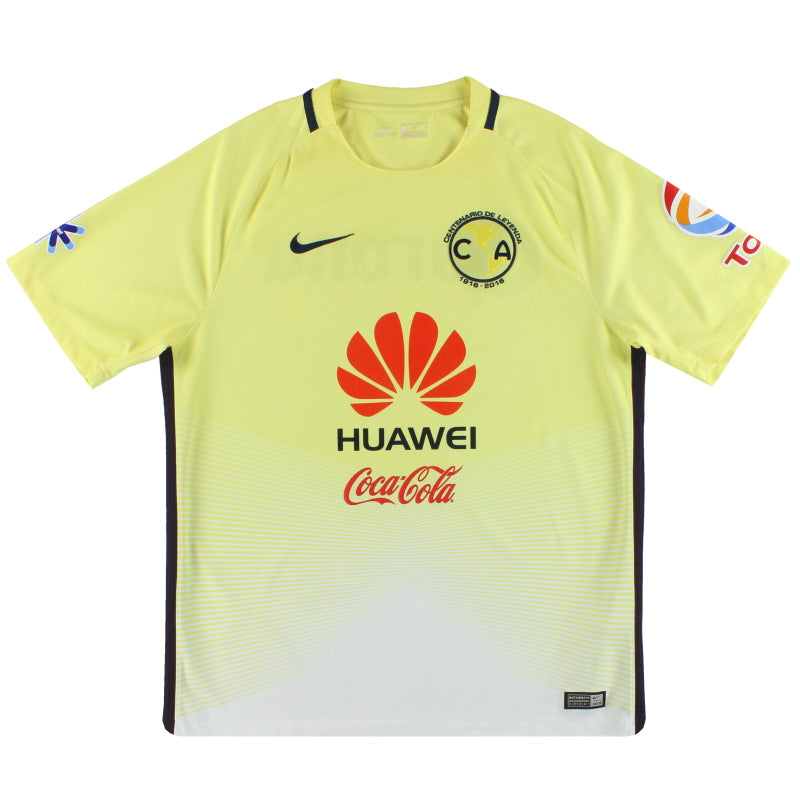 2016-17 Club America Nike Centenary Home Shirt L Football Shirt