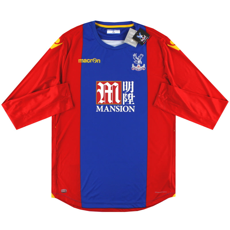 2016-17 Crystal Palace Macron Home Shirt *BNIB* L/S Football Shirt