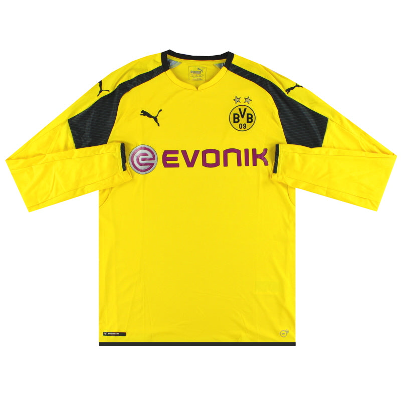 2016-17 Dortmund Puma CL Home Shirt L/S *As New* L Football Shirt