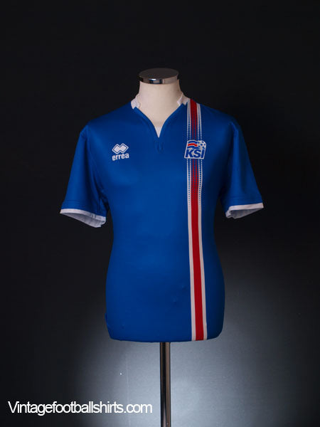2016-17 Iceland Home Shirt *BNIB* Football Shirt