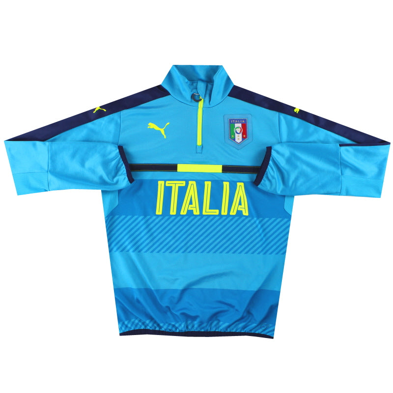 2016-17 Italy Puma 1/4 Zip Training Top M Football Shirt
