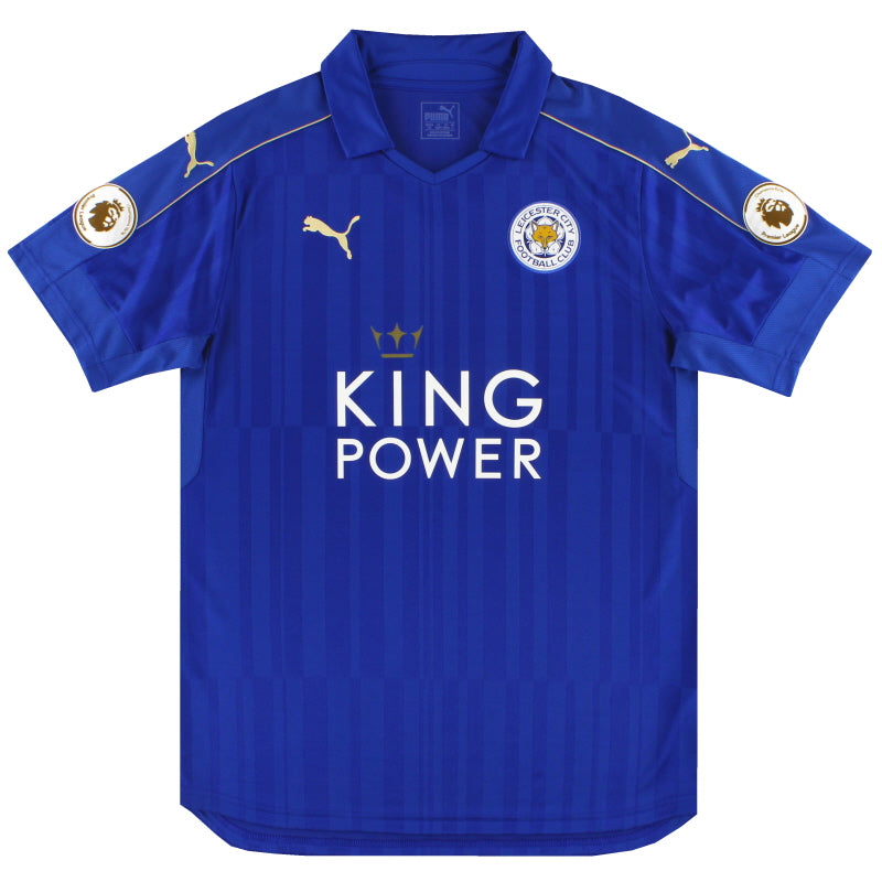 2016-17 Leicester Puma Home Shirt L Football Shirt