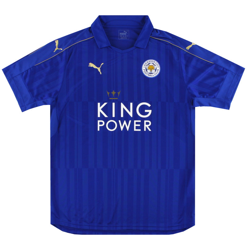 2016-17 Leicester Puma Home Shirt *Mint* XL Football Shirt
