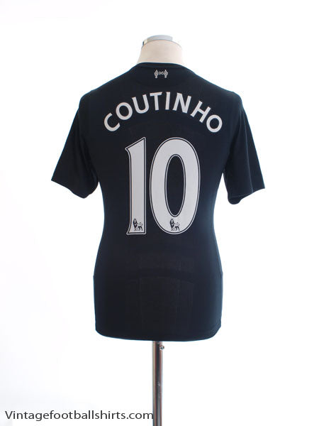 2016-17 Liverpool Away Shirt Coutinho #10 XL.Boys Football Shirt